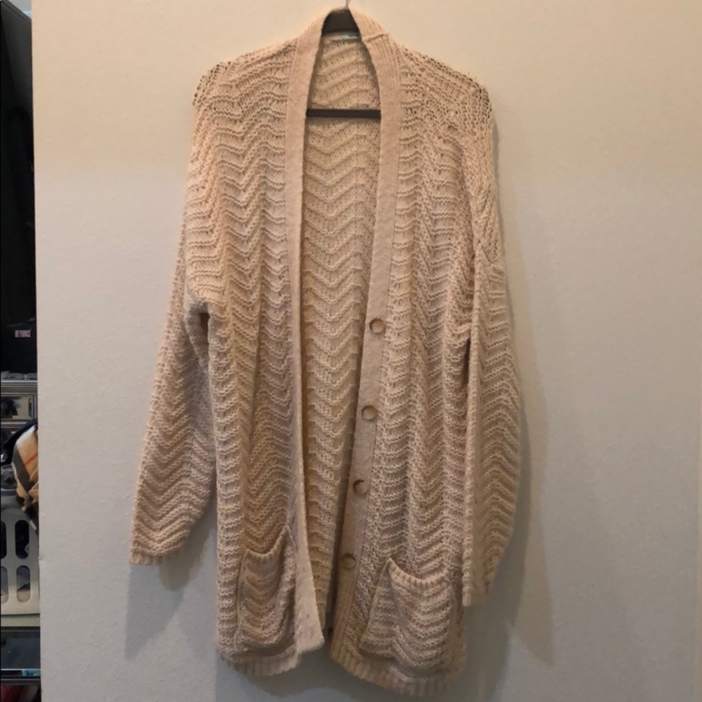 Kimchi blue oversized button up sweater
